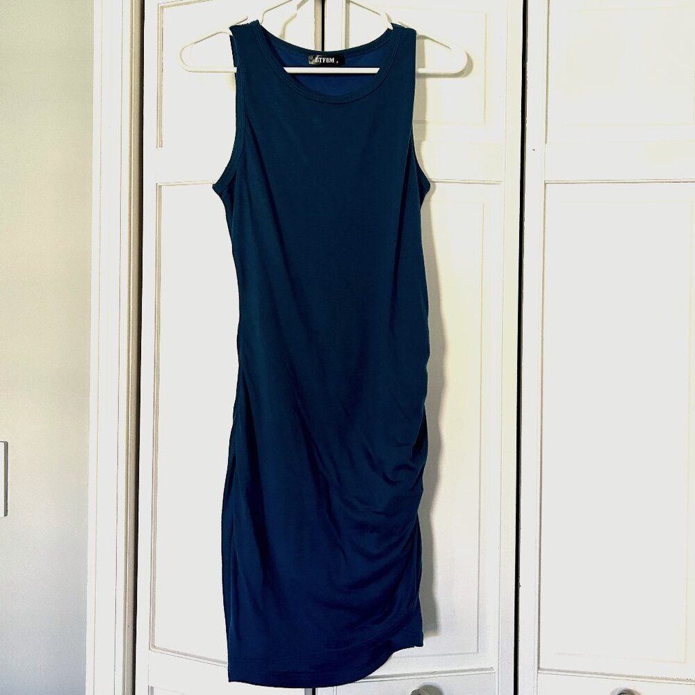 BTFBM Sleeveless Tank Dress in Navy